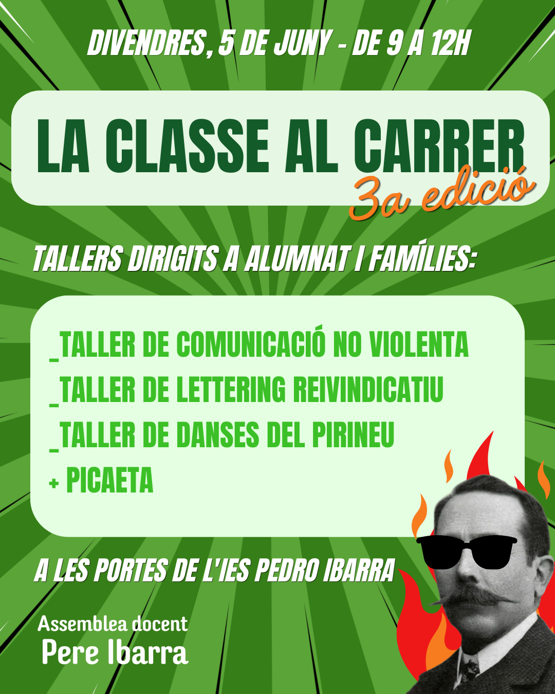 Cartell 1 de La classe al carrer (3a edició)